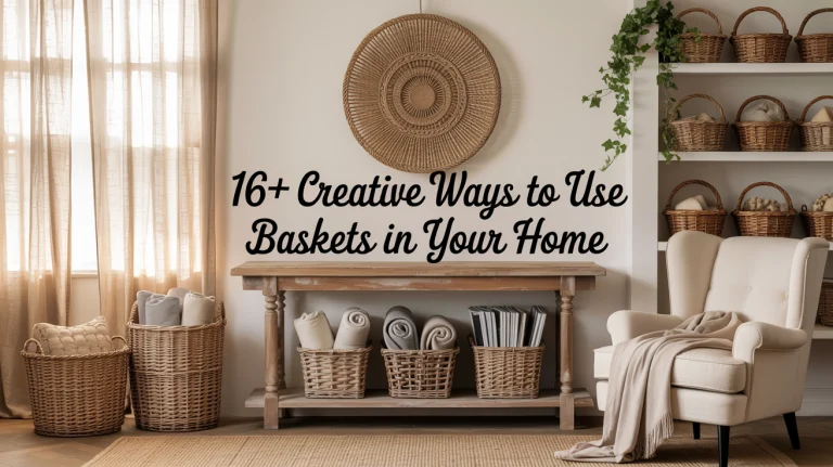 16+ Creative Ways to Use Baskets in Your Home