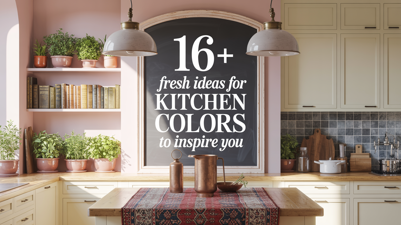 16+ Fresh Ideas for Kitchen Colors to Inspire You