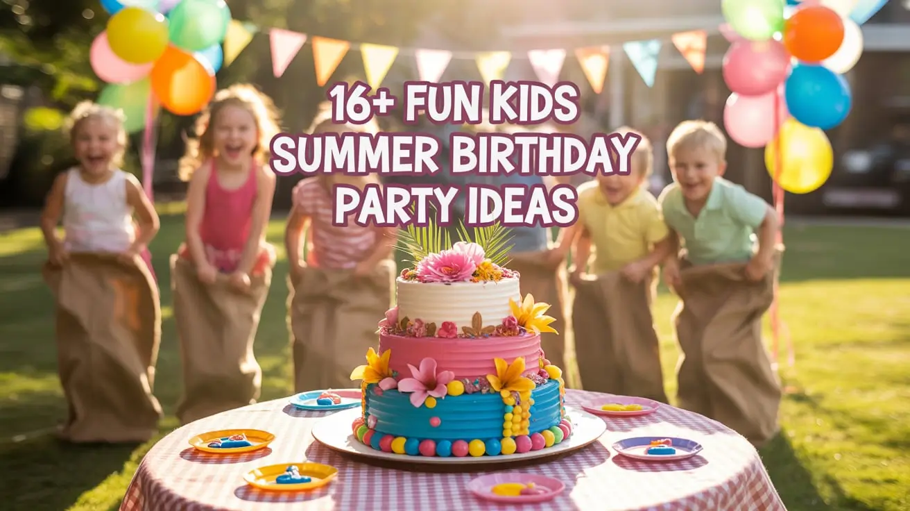 16+ Fun Kids Summer Birthday Party Ideas