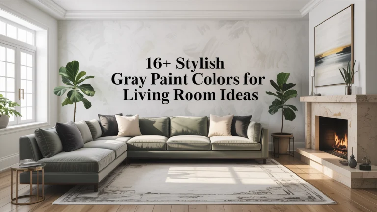16+ Stylish Gray Paint Colors for Living Room Ideas