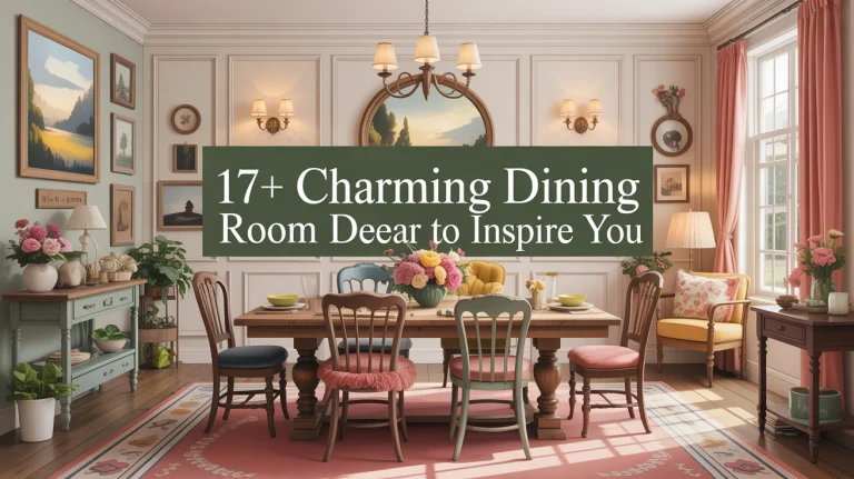 17+ Charming Dining Room Decor Ideas to Inspire You