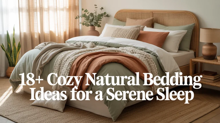18+ Cozy Natural Bedding Ideas for a Serene Sleep