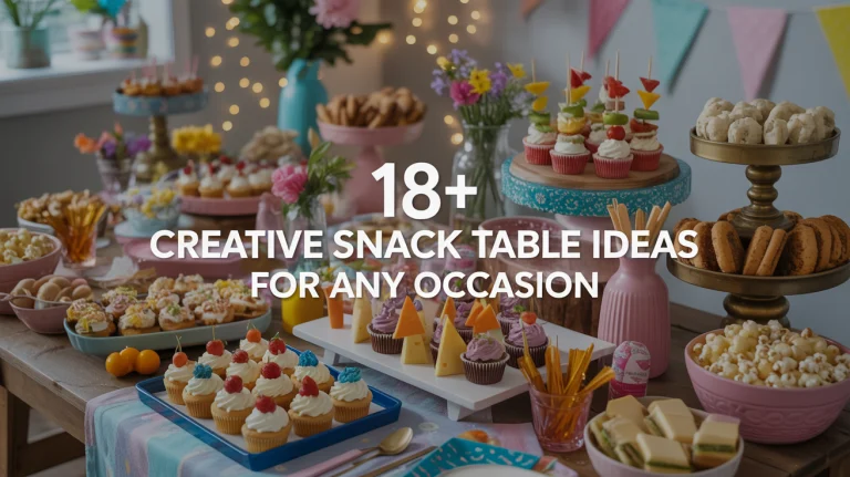 18+ Creative Snack Table Ideas for Any Occasion