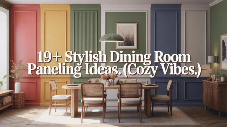 19+ Stylish Dining Room Paneling Ideas