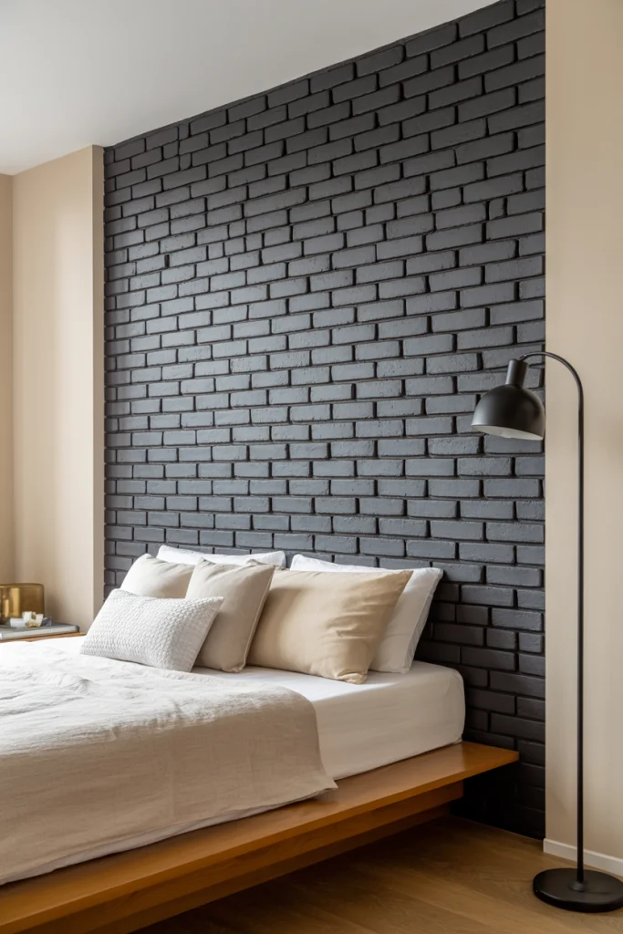 Accent Wall with Contrasting Colors