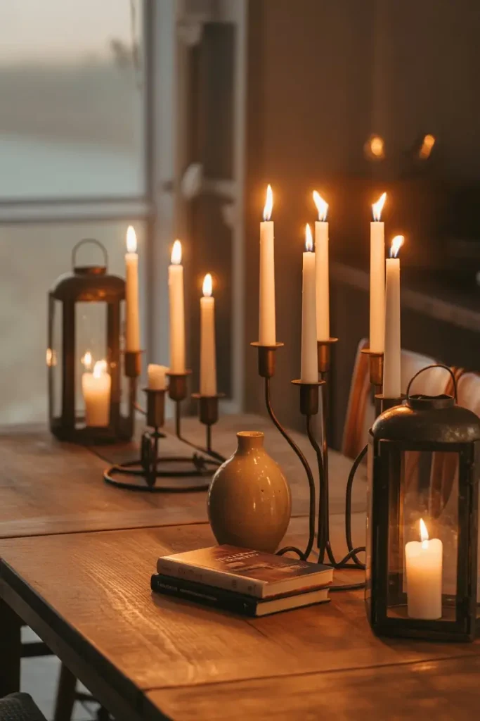 Add Candles for Evening Glow
