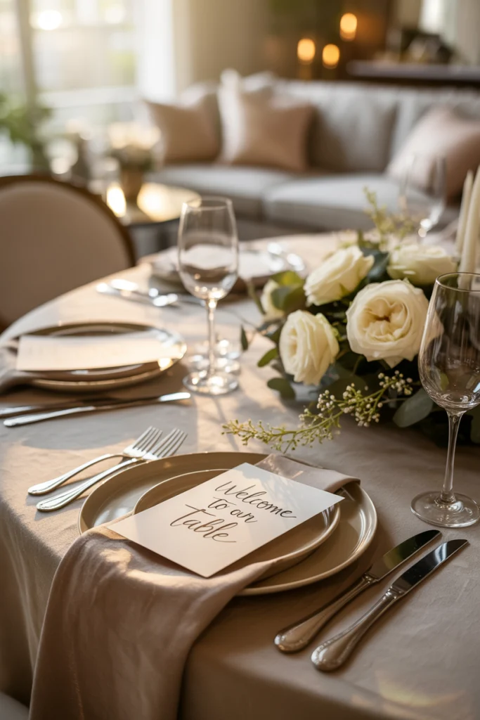 Add Personalized Place Cards