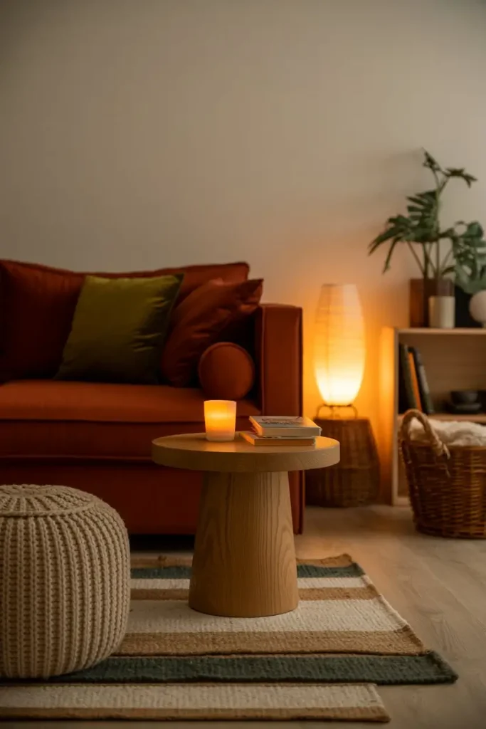 Add small, flexible furnishings for function and flow