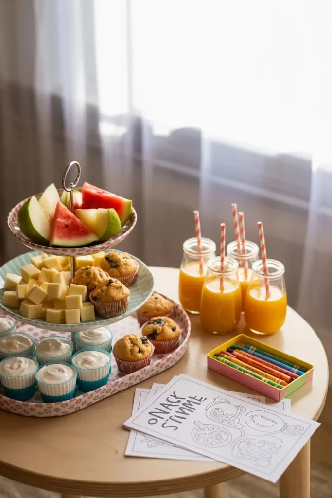 Afternoon Snack for Kids and Parents