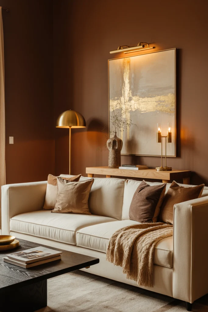 Aubergine for a Bold, Statement-Making Room