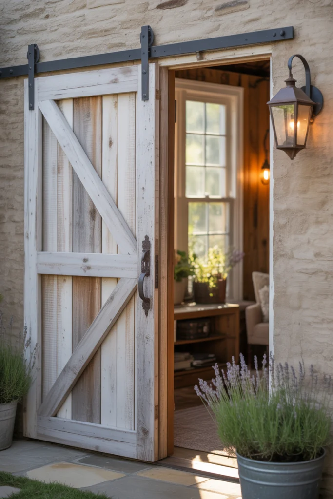 Barn Doors for a Rustic Twist