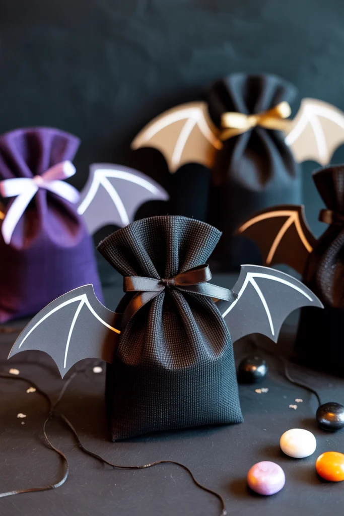 Bat Winged Treat Pouches