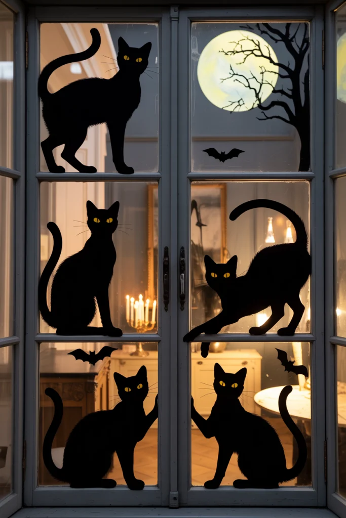 Black Cat Silhouettes
