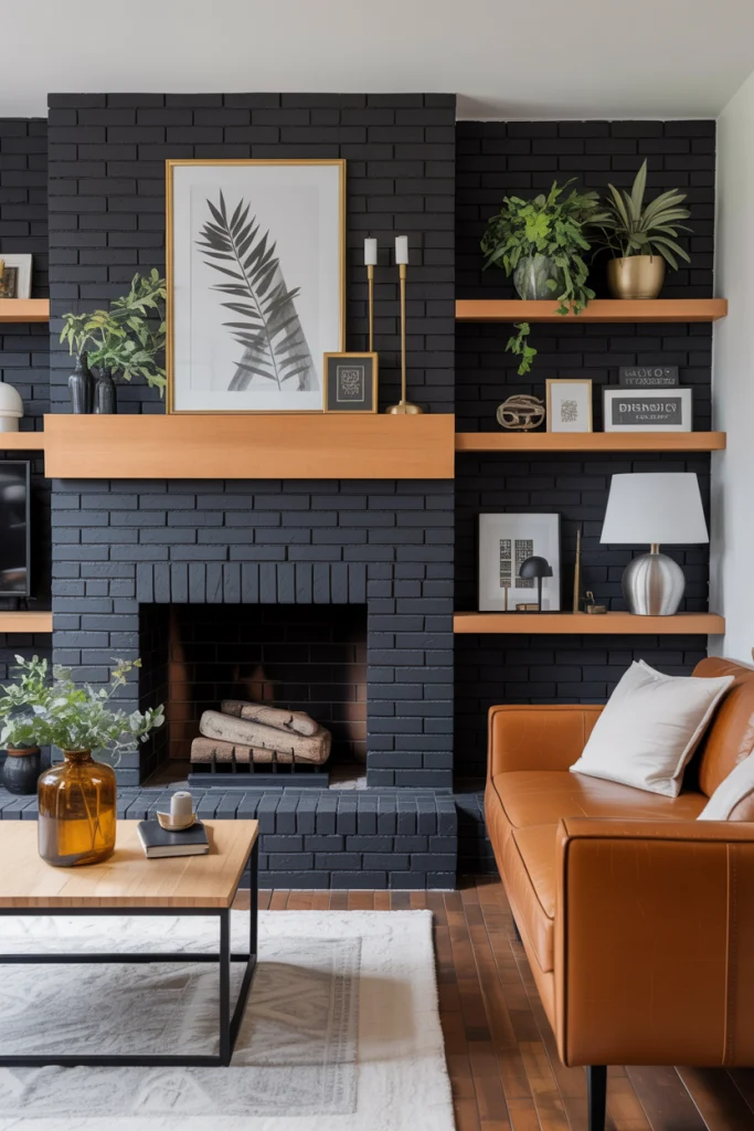 Black or Dark Charcoal for a Contemporary Feel