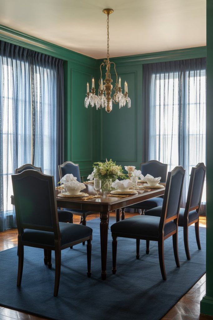 Blend with Navy for a Deep Palette