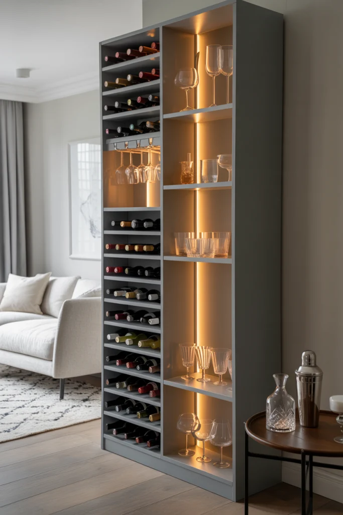Bookshelf Bar Conversion