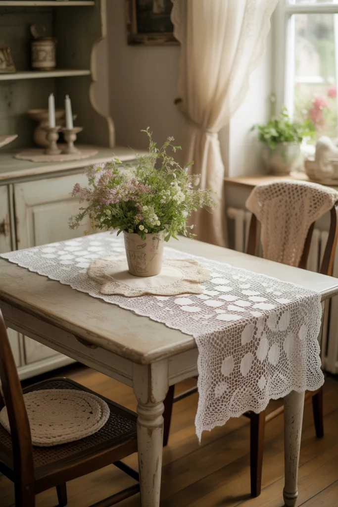 Bring in a Touch of Lace or Crochet