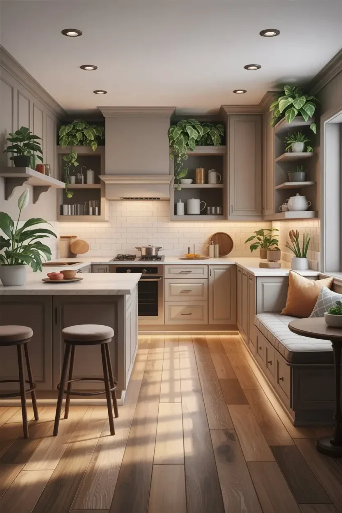 Bring in plants for a touch of life
