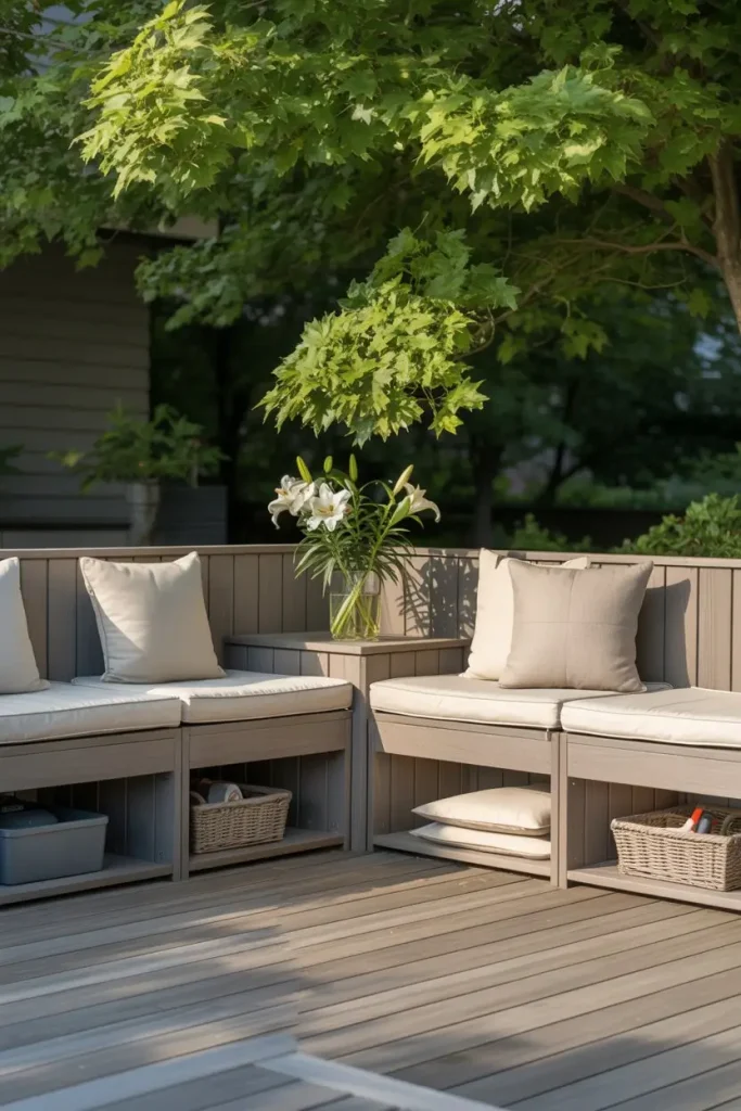 Built-In Seating for a Clean, Functional Look