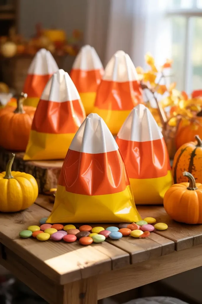 Candy Corn Color Block Bags