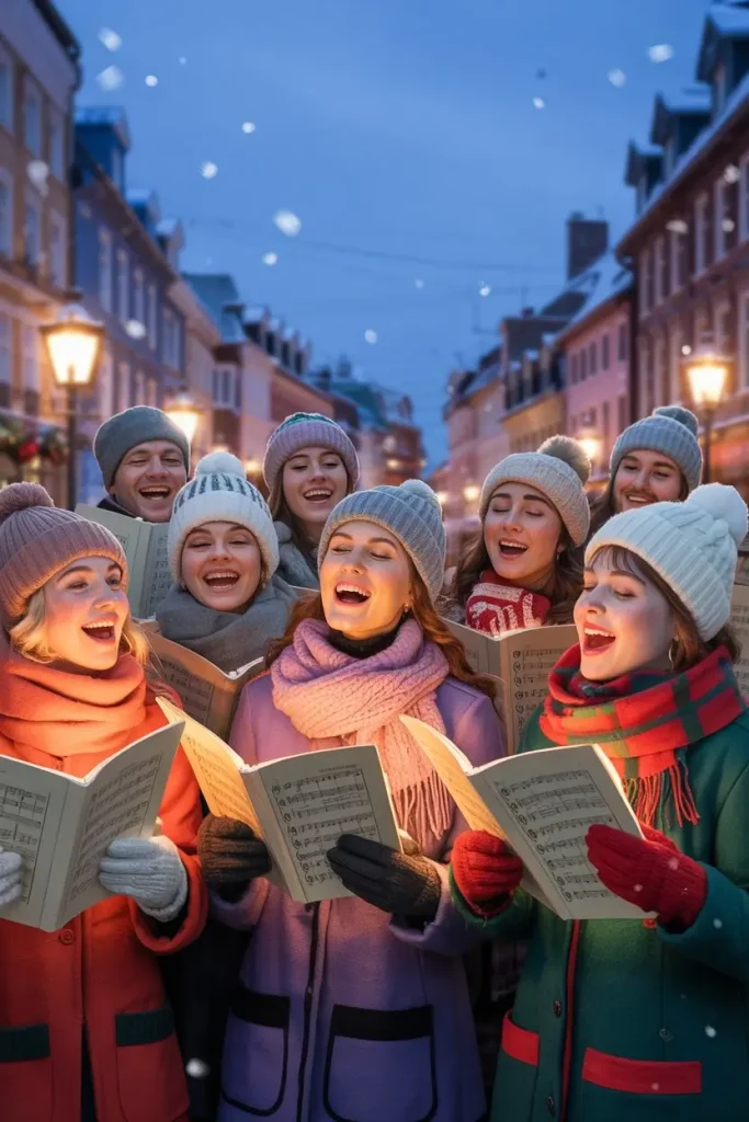 Capturing Carolers in Action