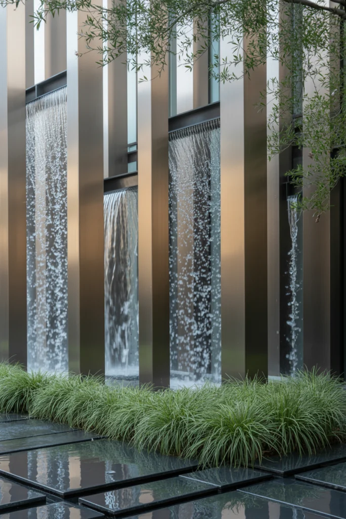 Cascading Water Columns