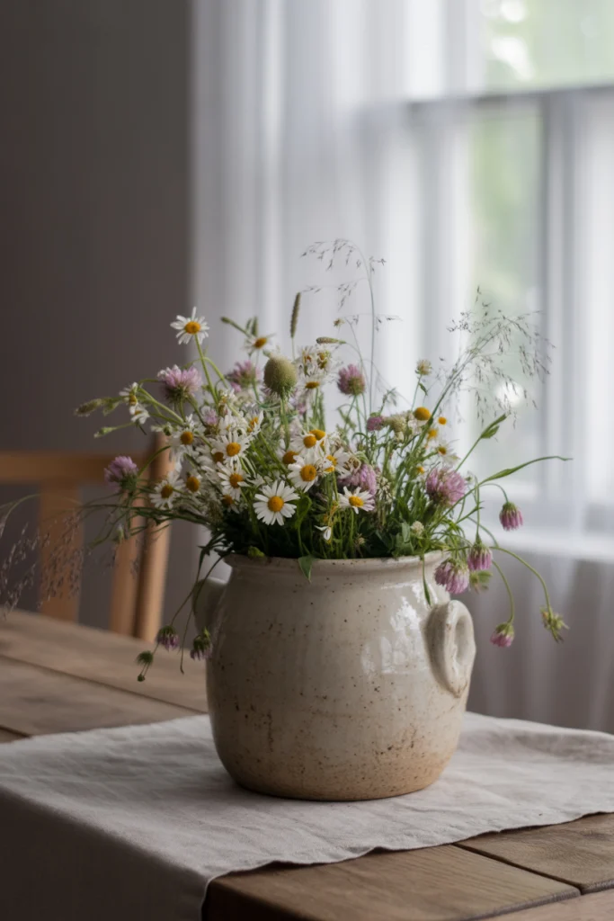 Celebrate With Wildflowers in Stoneware