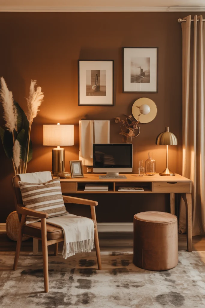 Chocolate Brown for Coziness and Comfort