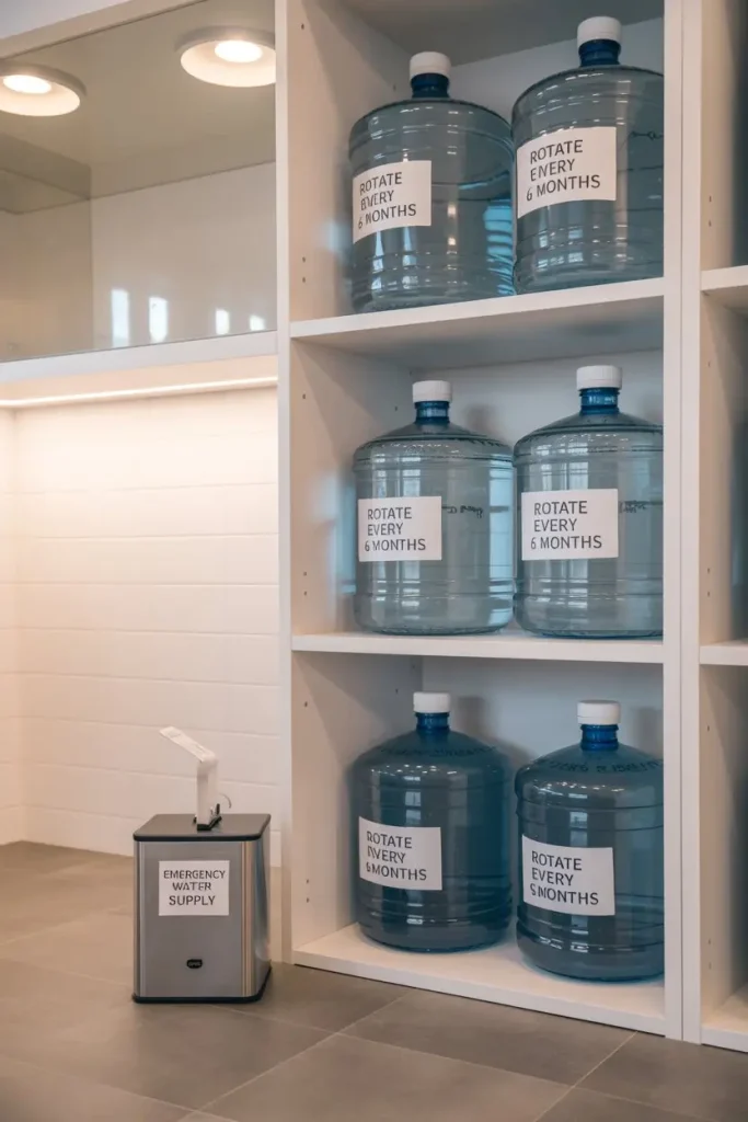 Create a Dedicated Water Storage Closet