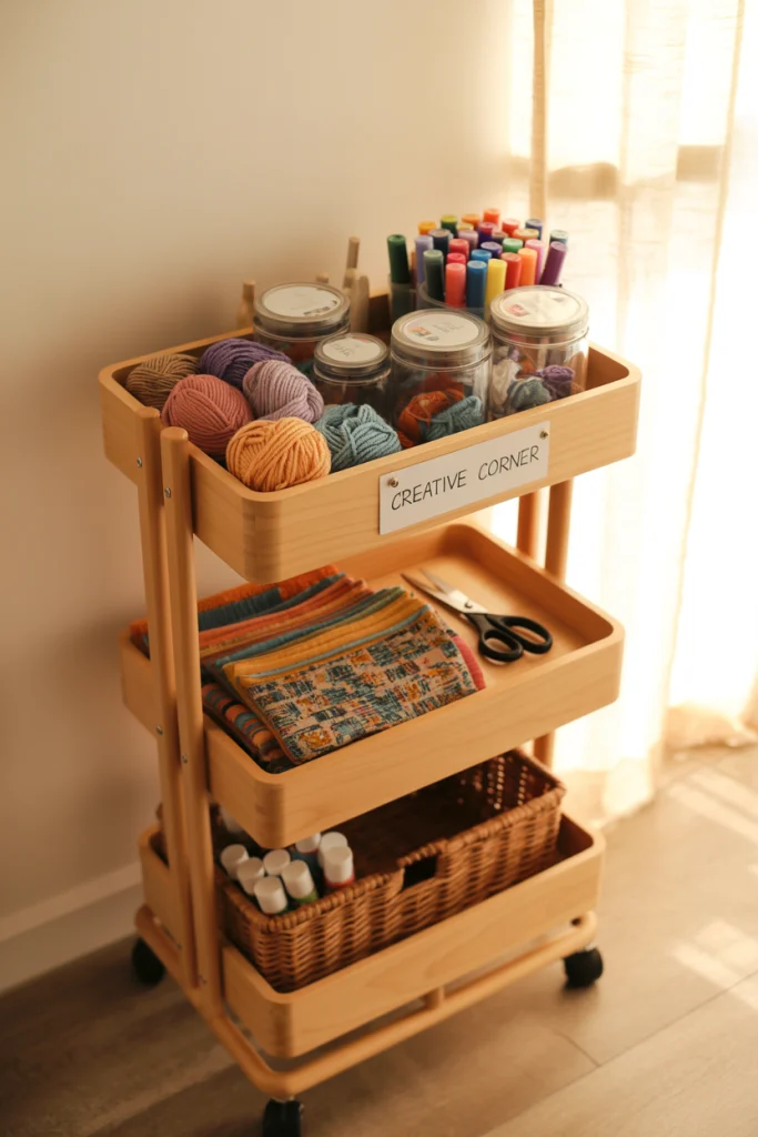 Create a Mobile Craft Cart