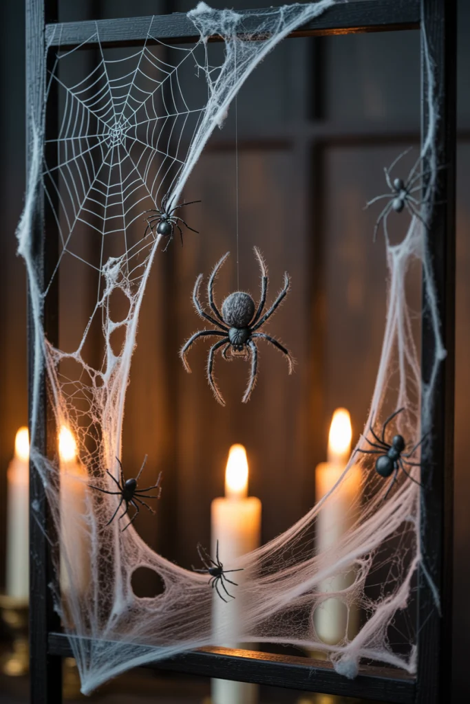Creepy Spider Web Corners