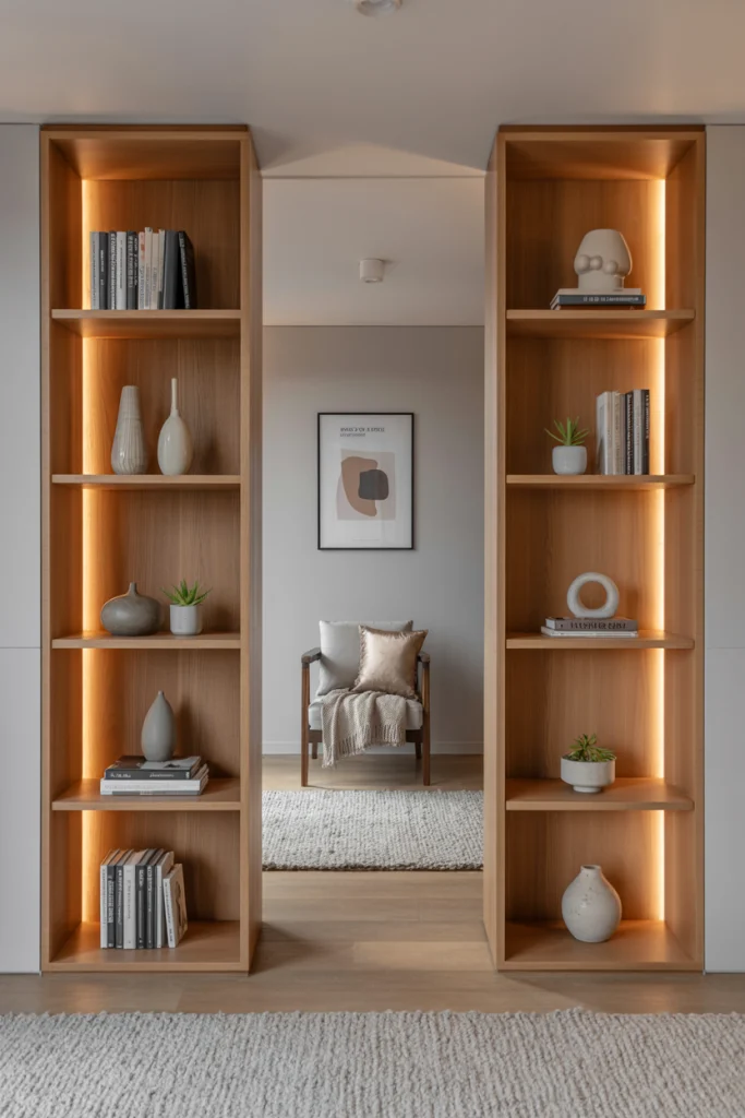 Custom Alcove Shelves That Fit Like a Glove