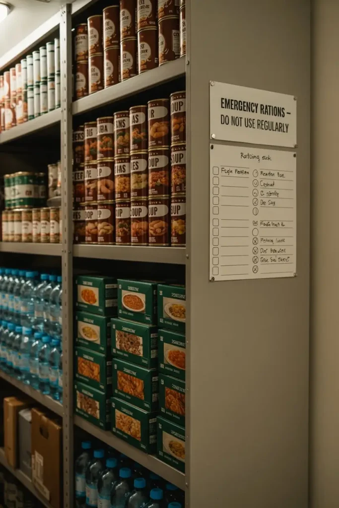 Dedicate a Section for Emergency Supplies