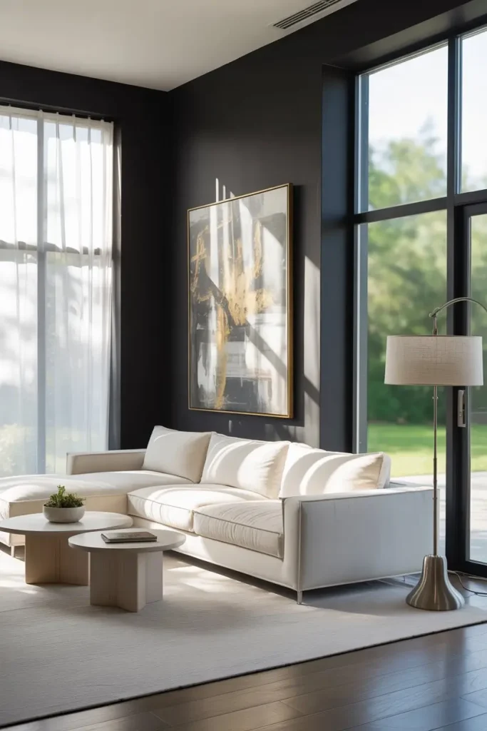Deep Charcoal Gray for a Modern, Sleek Look