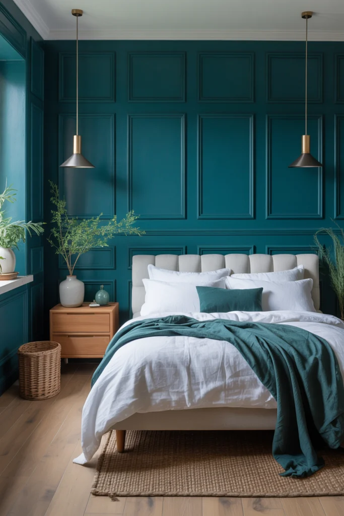 Deep Teal for a Calm and Inviting Feel