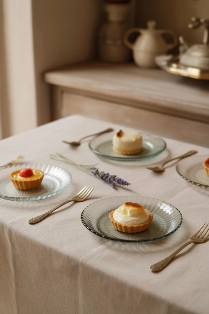 Dessert Plates That Feel Light