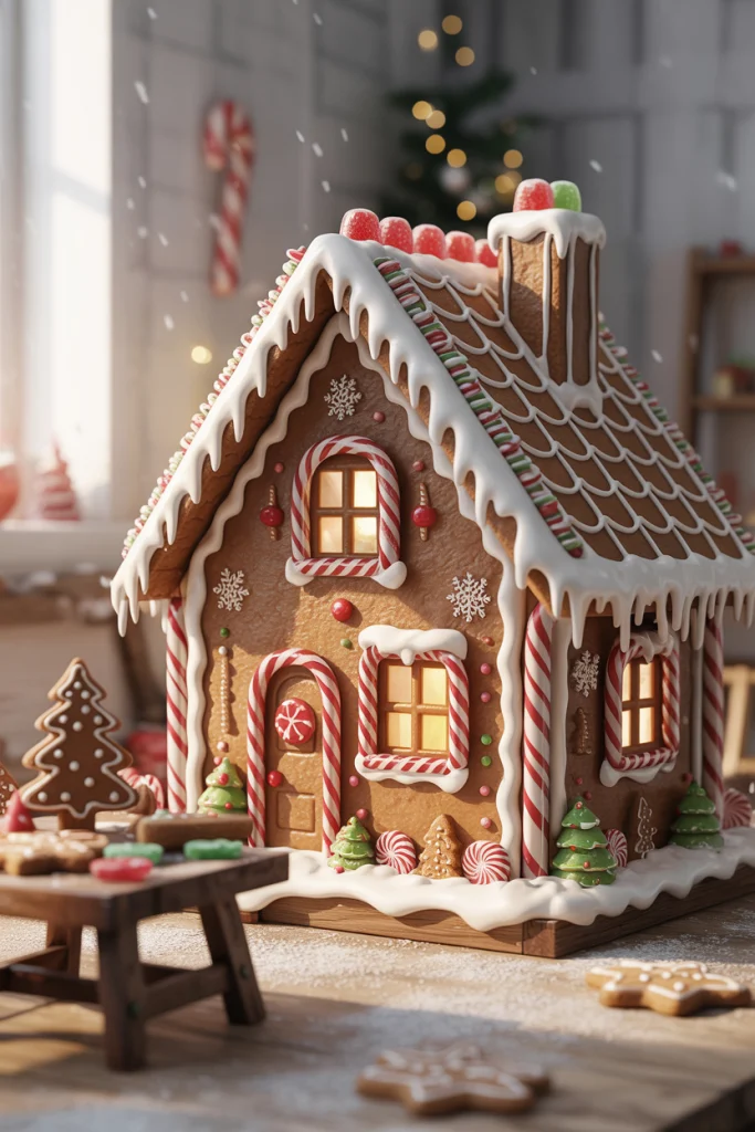 Drawing Gingerbread Houses
