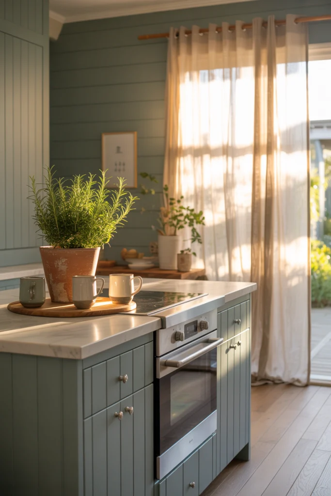 Dusty Blue for Relaxed Coastal Style