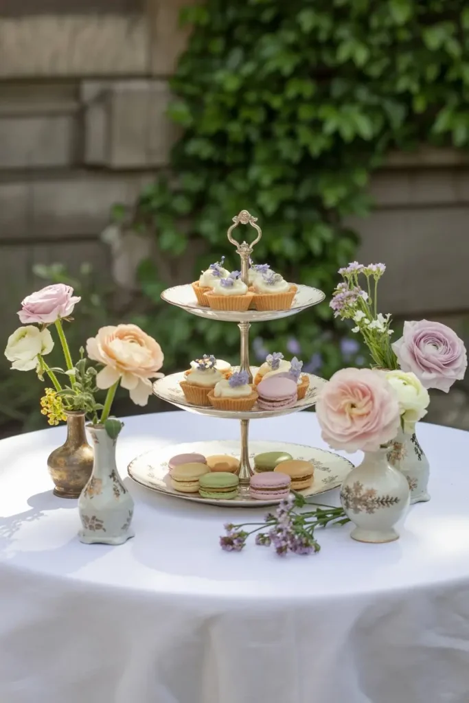 Elegant Florals and Pastries