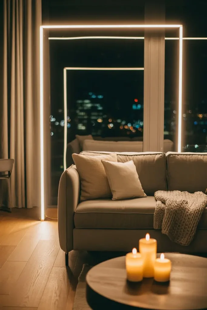 Frame Windows with Subtle Light