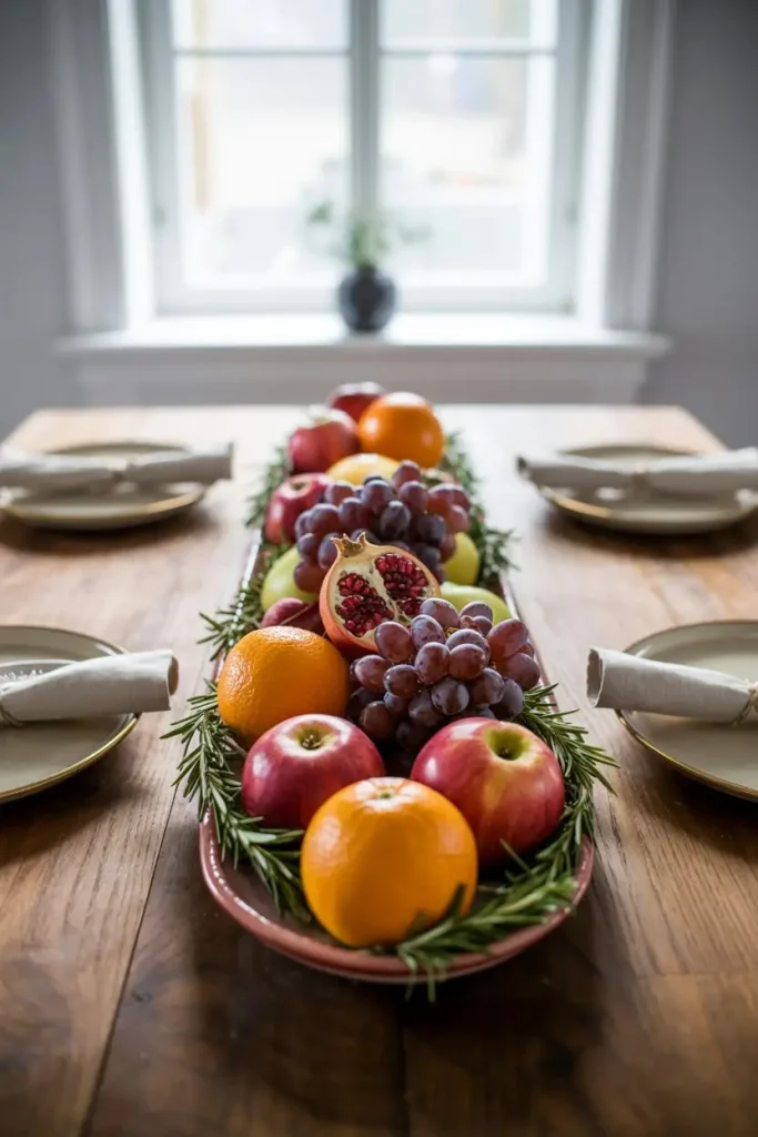 Frame Your Center With a Table Runner