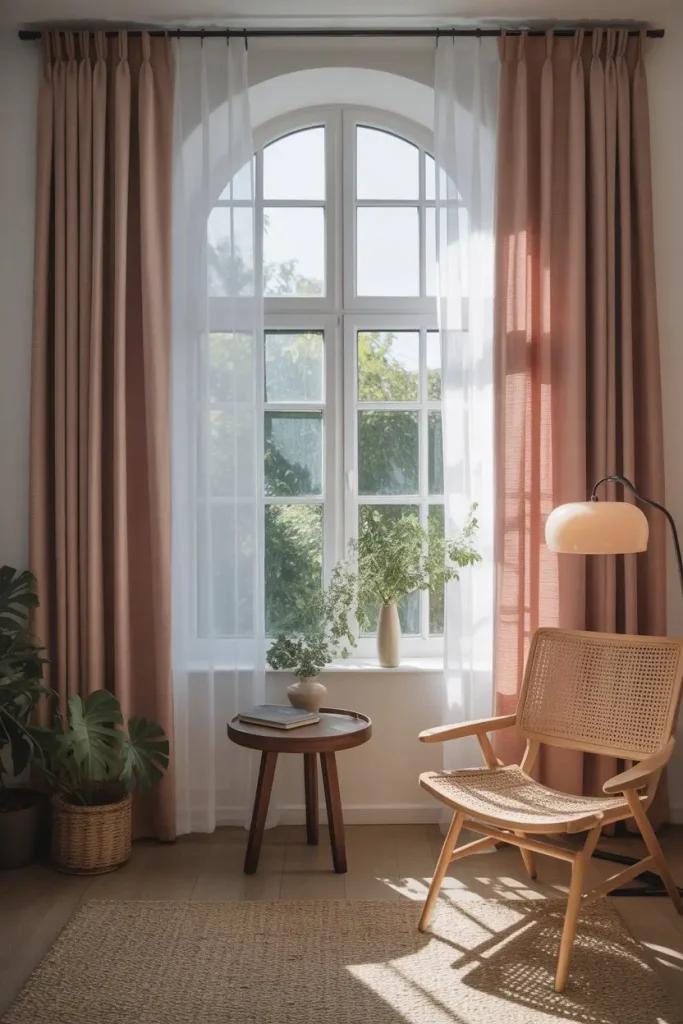 Frame the Space With Curtains