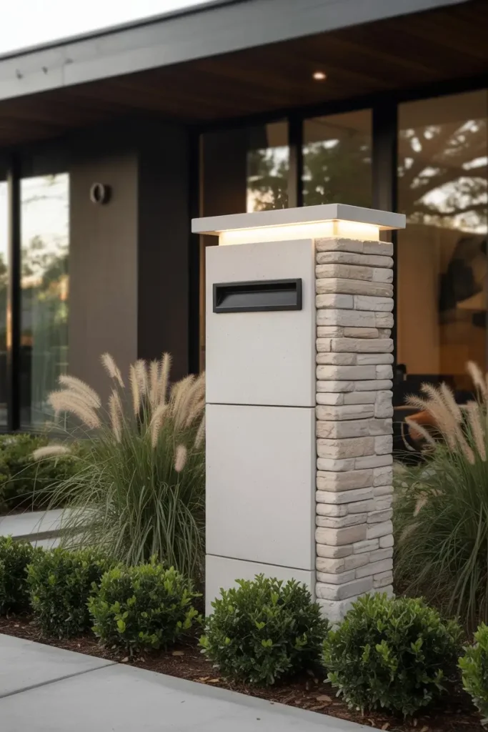 Freestanding Mailbox Columns