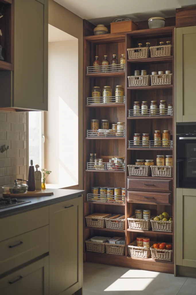 Freestanding Pantry Cabinet for Flexibility