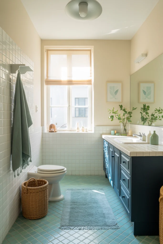 Fresh Color Palettes for a Calm Baño