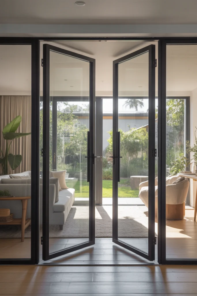 Full Glass Doors for Maximum Light