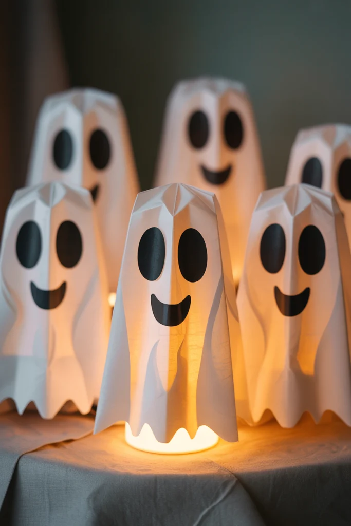 Ghostly White Favor Bags