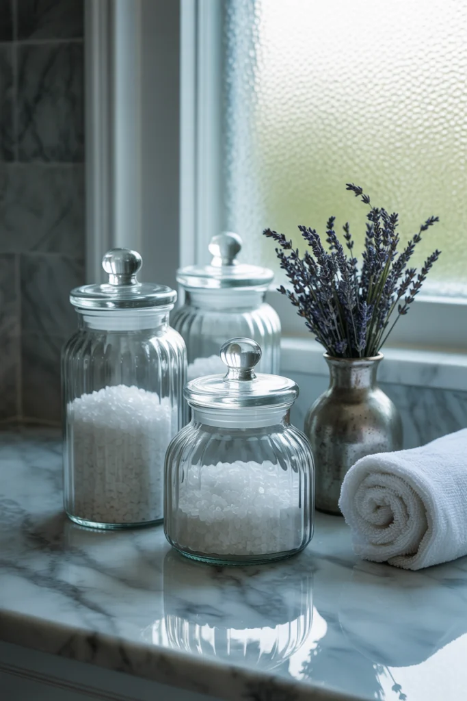 Glass Jars for a Touch of Elegance