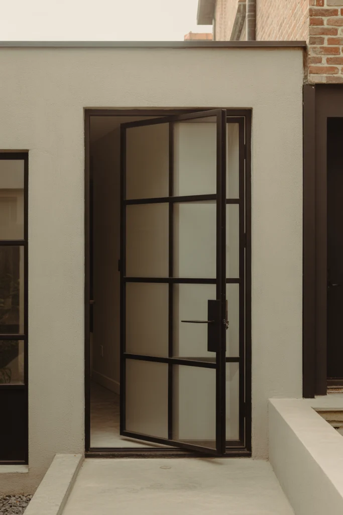 Glass and Iron Combo for Modern Edge