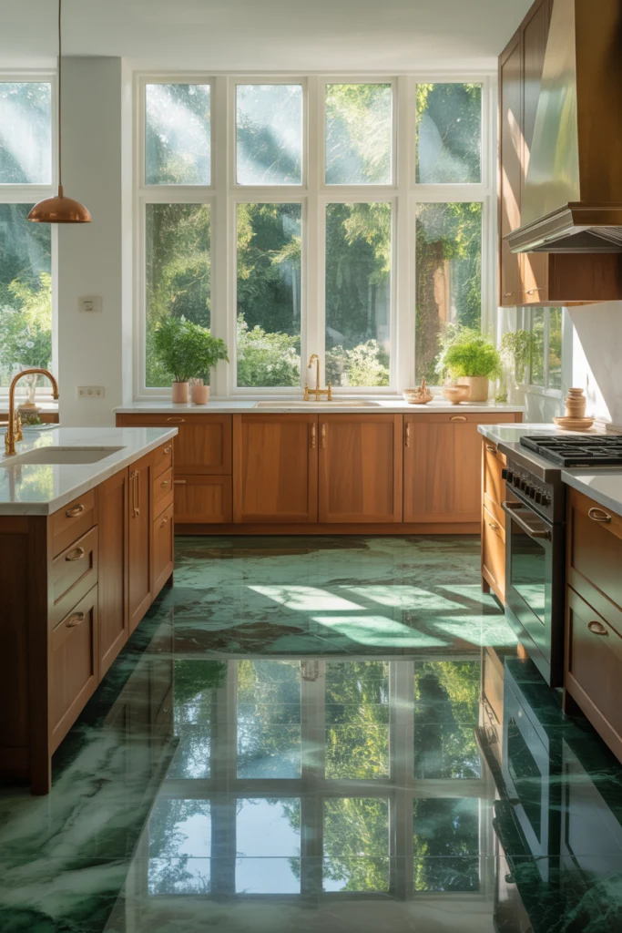 Green Marble That Adds Natural Energy